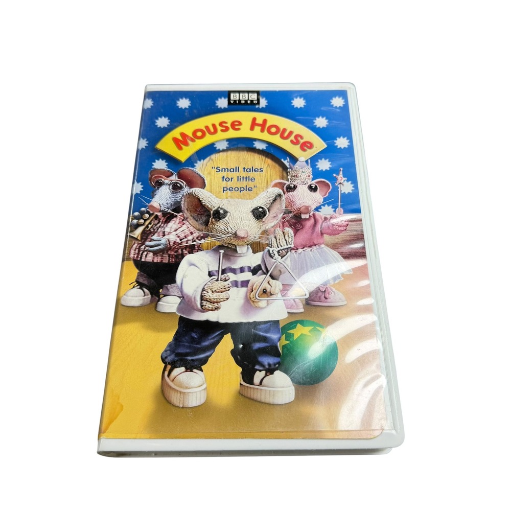 Mouse‎ House BBC Video VHS 1999 Vintage Kids Animation Clamshell Case CBS FOX